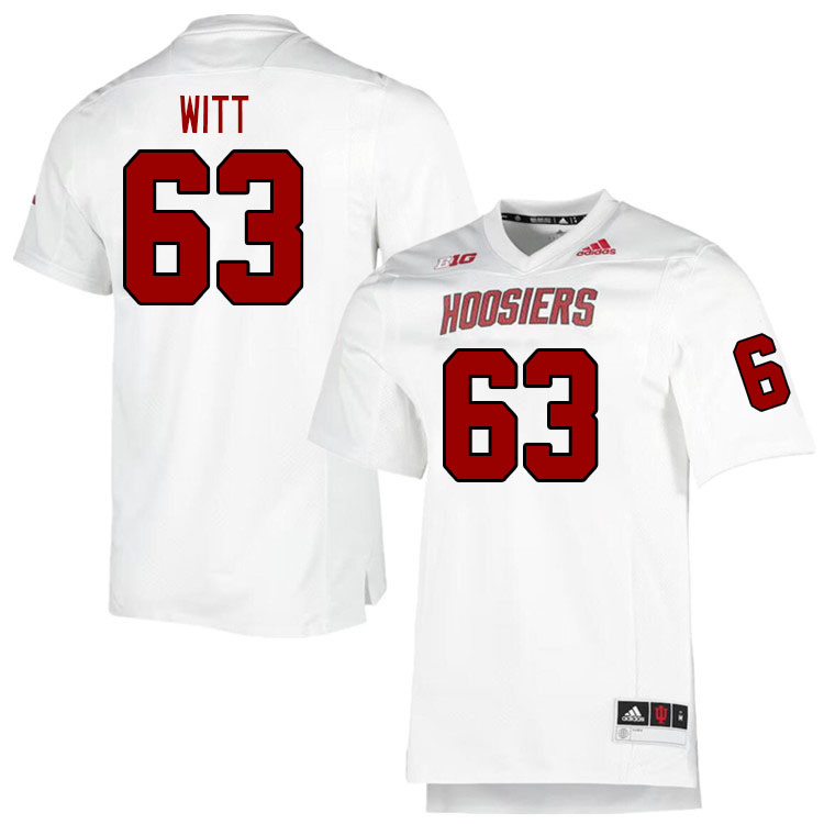 Men #63 Josh Witt Indiana Hoosiers College Football Jerseys Stitched Sale-Retro